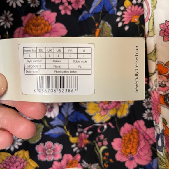 Quilted Jacket in Viscose by Never Fully Dressed. - Picture 6 of 10